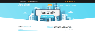 Advanced Layouts Voice Actor Websites Voice Over Web Design